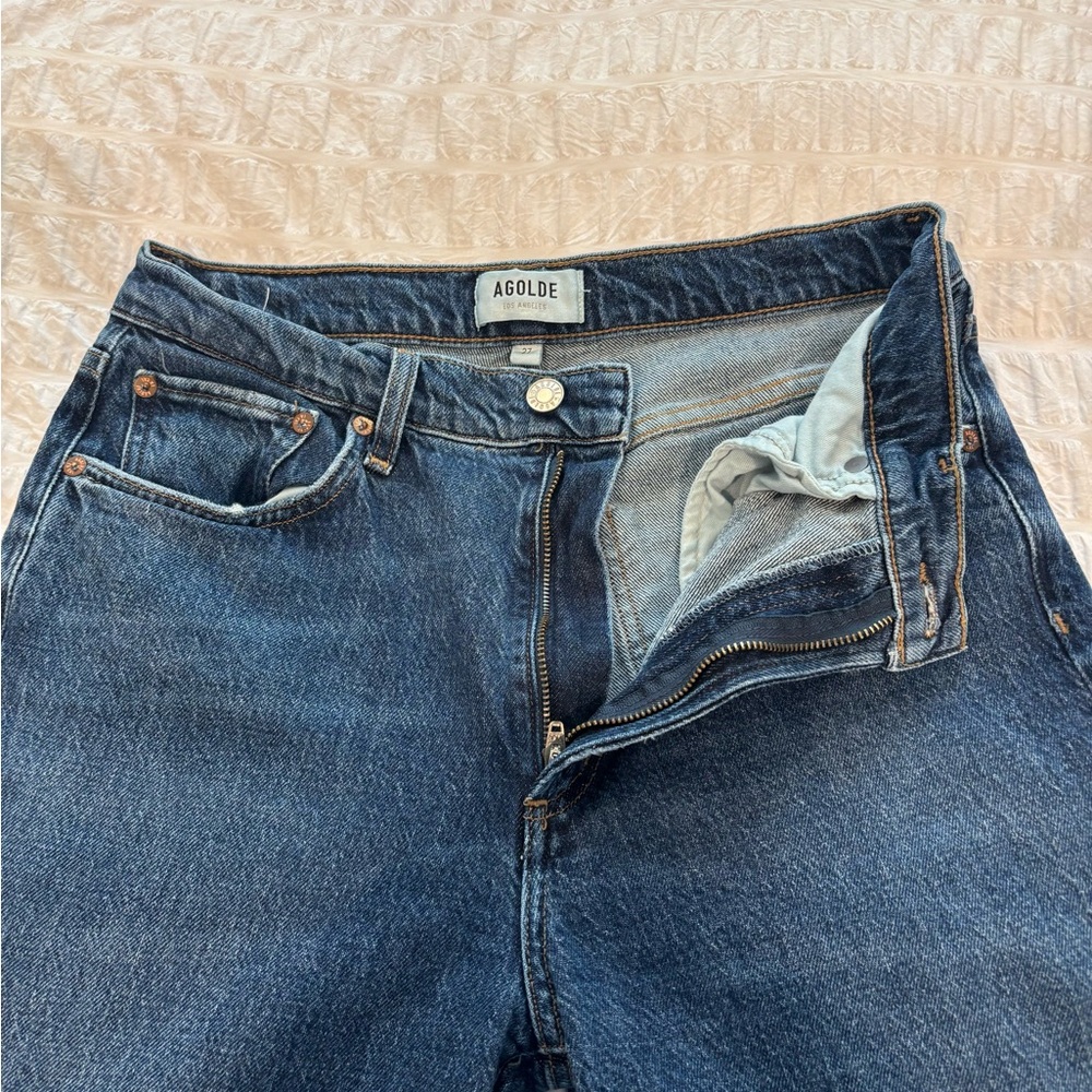 Agolde Harper High Rise Crop Jeans Size 27 - Picture 3 of 6